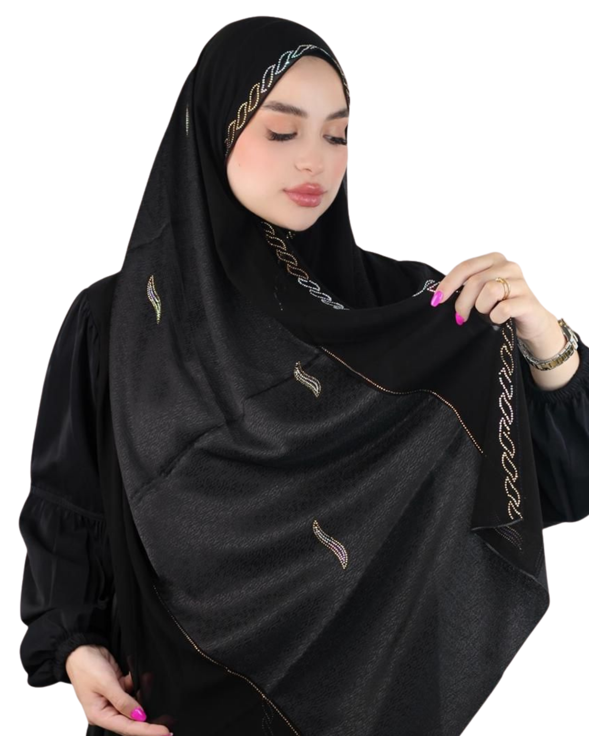 Premium Chiffon Hijab - Crystal